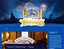 Tablet Screenshot of disneylandparistreasures.com